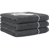 3 x Handdoeken Cute Cats Basalt-Platin 50x100 cm