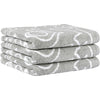3 x Handdoeken Cats Platin-Wit 50x100 cm
