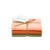 Vaatdoek 3-pack Olive Apricot Combi