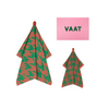 Gift Set Pied de Poule - Coral/Green
